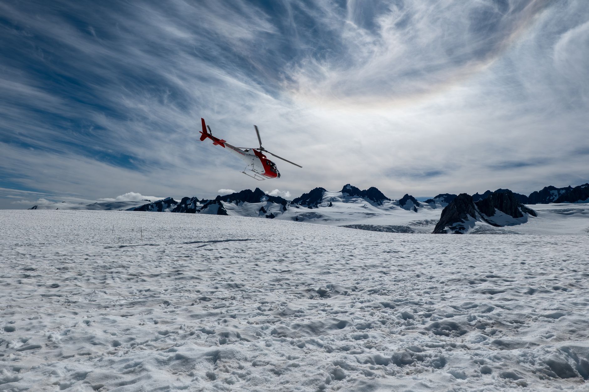 Glacier heli hiking New Zealand